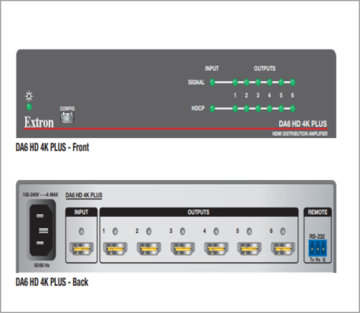 EXTRONDA6 HD 4K Amplificador HDMI